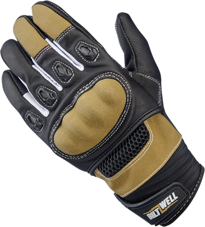 BILTWELL Bridgeport Gloves - Tan - XL 1509-0901-305