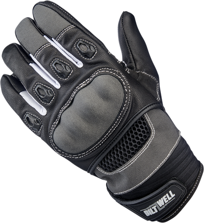 BILTWELL Bridgeport Gloves - Gray - XS 1509-1101-301
