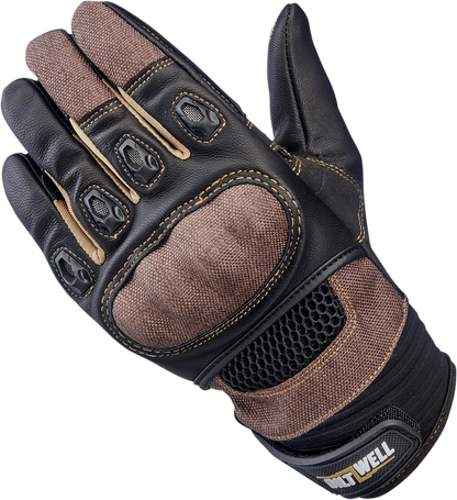 BILTWELL Bridgeport Gloves - Chocolate - XL 1509-0201-305