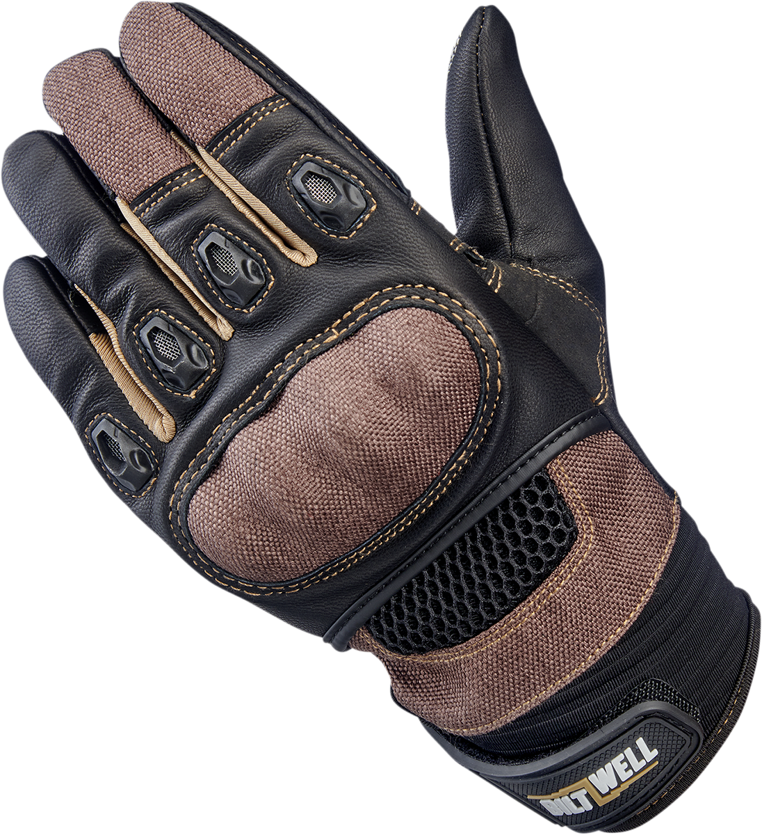 BILTWELL Bridgeport Gloves - Chocolate - Medium 1509-0201-303
