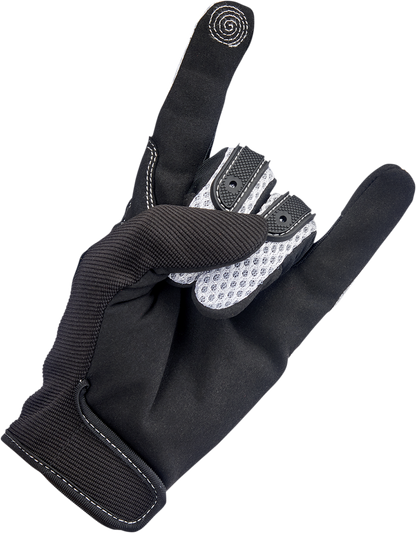 BILTWELL Anza Gloves - White - Small 1507-0401-002