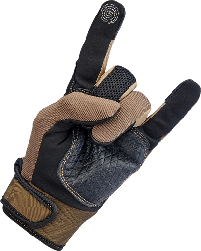 BILTWELL Baja Gloves - Chocolate - XL 1508-0201-305