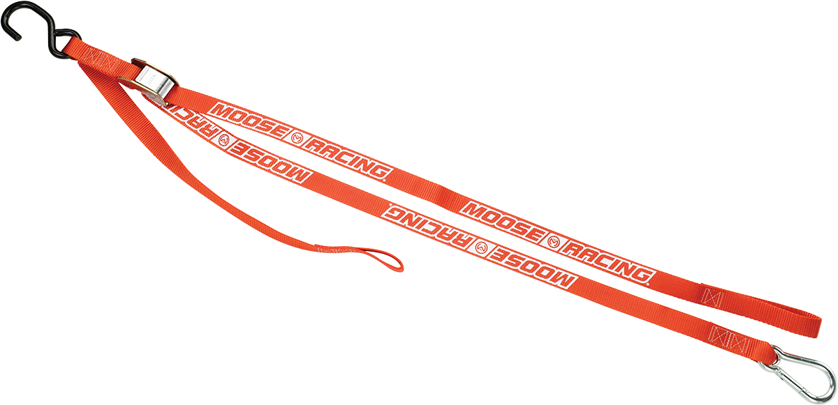 MOOSE OFFROAD Carabiner Tie-Down - Orange 3920-0357