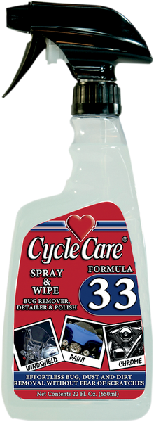 CYCLE CARE FORMULAS Formula 33 Detailer & Bug Remover - 22 U.S. fl oz 33022