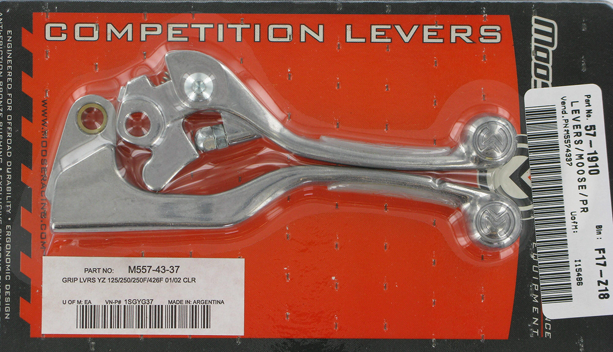 MOOSE OFFROAD Competition Lever Set - Clear 1SGYG37