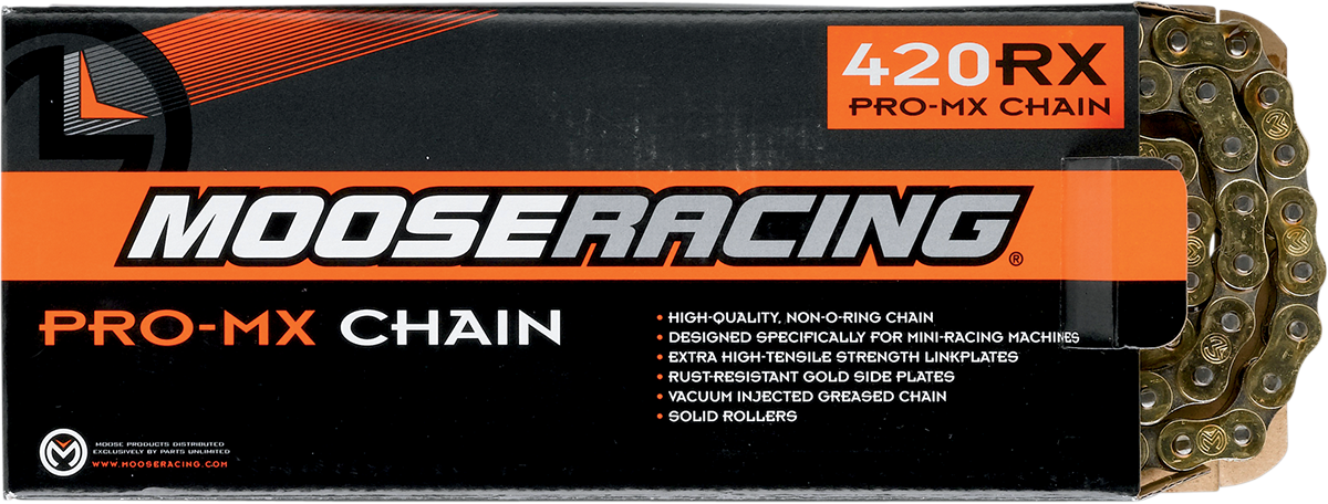 MOOSE OFFROAD 420 RXP Pro-MX Chain - Gold - Master Link M576-00-01