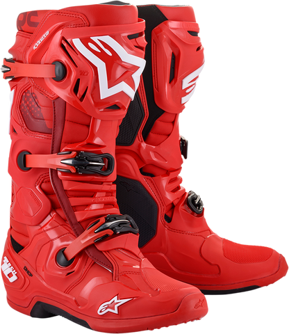 ALPINESTARS Tech 10 Boots - Red - US 12 / EU 47 2010020-30-12