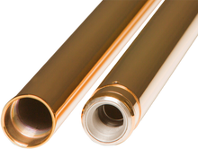 CUSTOM CYCLE ENGINEERING Inverted Fork Tubes - 43 mm - Stock - Gold 710072