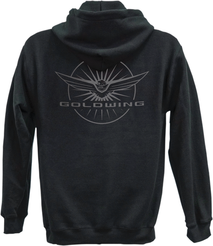 FACTORY EFFEX Goldwing Burst Zip Hoodie - Black - 2XL 25-88818