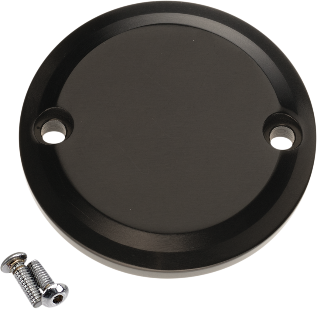 JOKER MACHINE Timing Cover - Smooth - Black Anodized - M8 02-971-1