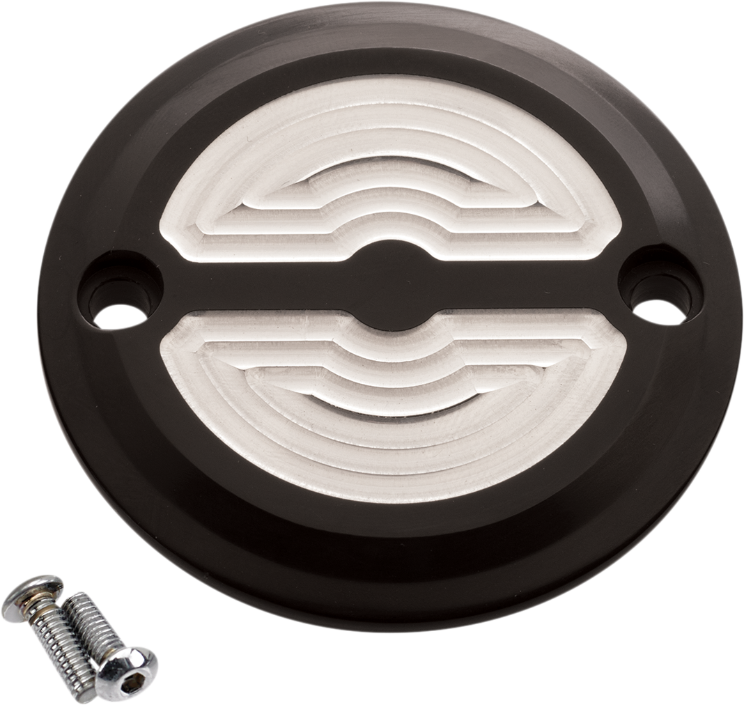 JOKER MACHINE Timing Cover - Milled - Black - M8 02-972-2