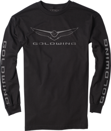 FACTORY EFFEX Goldwing Icon Long-Sleeve T-Shirt - Black - 2XL 25-87838