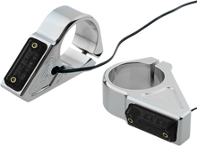 JOKER MACHINE Turn Signal - 39 mm - Amber - Chrome 05-303-3