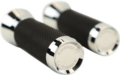 LA CHOPPERS Grips - Cable - Chrome LA-7492-01