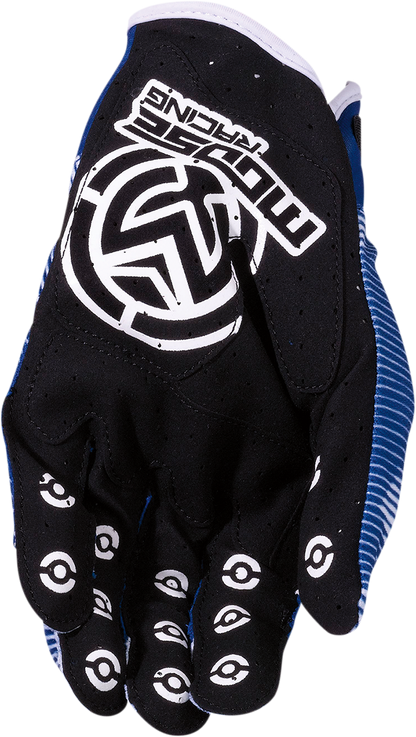 MOOSE OFFROAD MX1™ Gloves - Blue/White - Medium 3330-7047