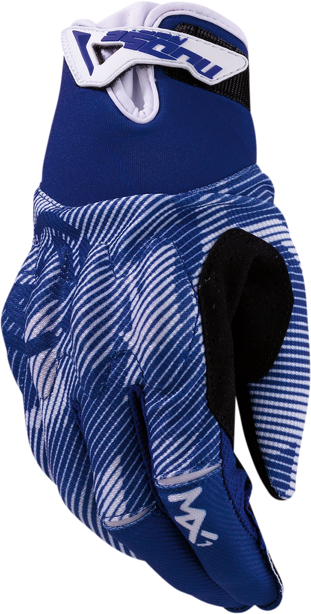 MOOSE OFFROAD MX1™ Gloves - Blue/White - Medium 3330-7047