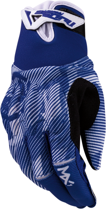 MOOSE OFFROAD MX1™ Gloves - Blue/White - Medium 3330-7047