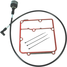 FEULING PARTS Oil Tank Breather Kit - Black - 99'-05' Dyna 3071