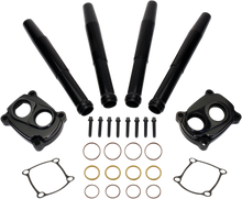 JIMS Tappet Cover and Pushrod Kit - Black - M8 6022