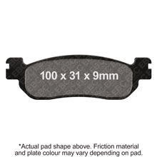Brake Pads Sfa275 Organic