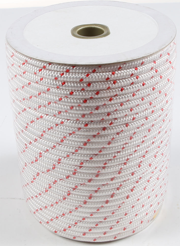 Nylon Starter Rope Polyester White/Red 3/16"X250'