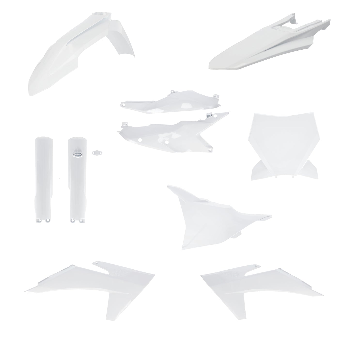 Full Plastic Kit Ktm White
