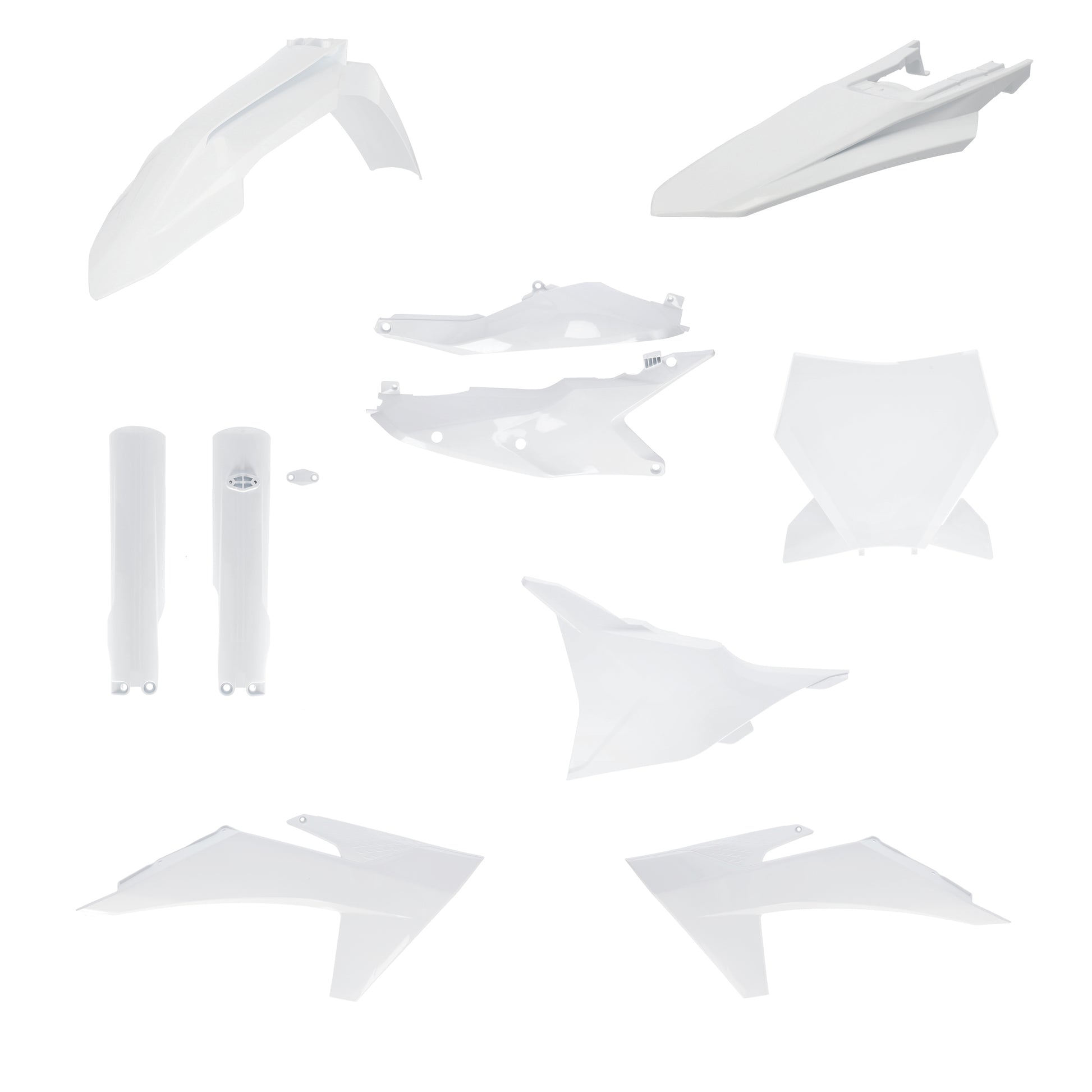 Full Plastic Kit Ktm White