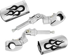 SHOW CHROME Highway Pegs - Flame - GL1800 21-355P