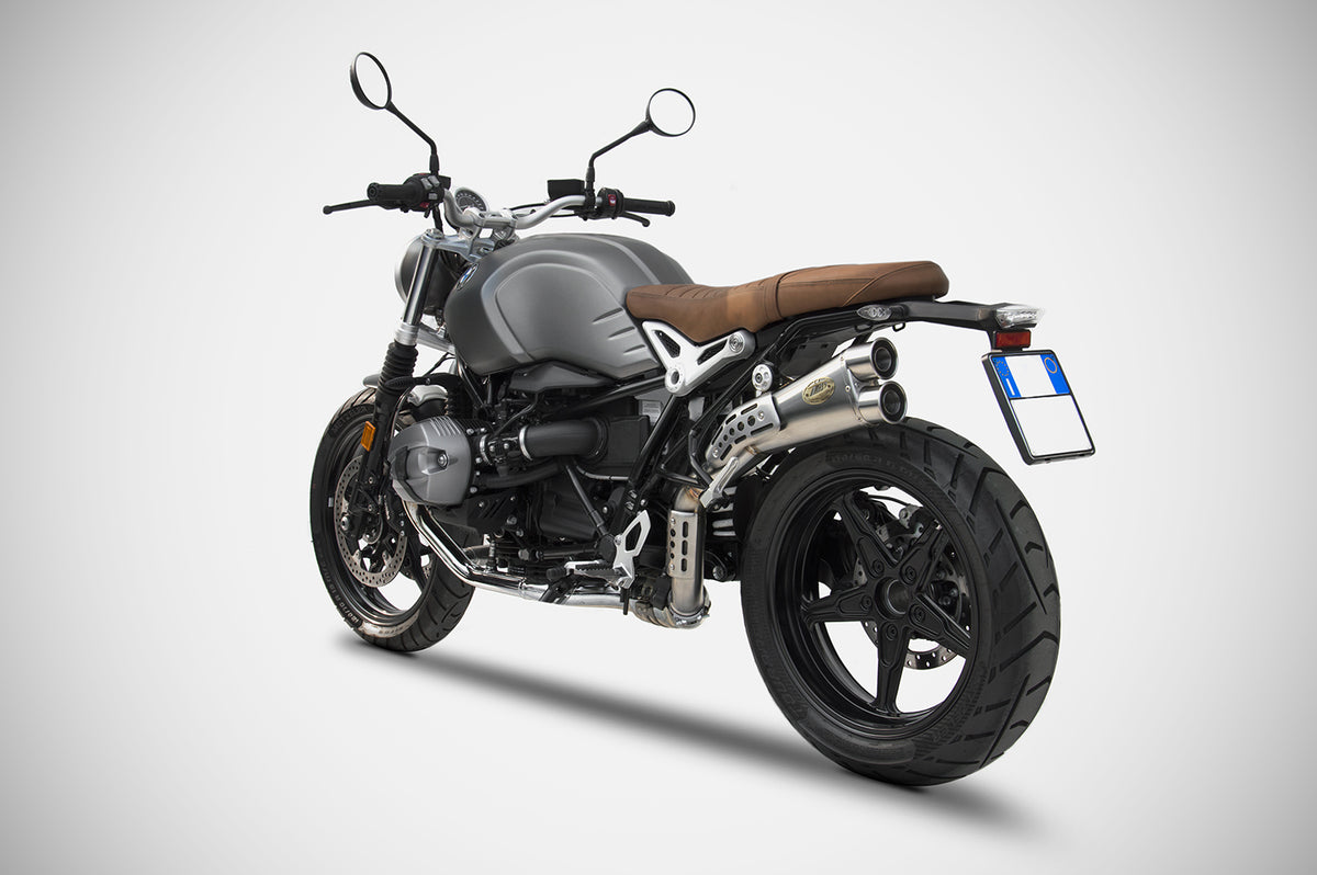 ZARD Stainless LIMITED EDITION High Mount Slip-on Exhaust for the BMW R NineT Scrambler (2021+)
