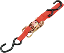 PARTS UNLIMITED Heavy-Duty Ratchet Tie-Down - 1-1/2" x 6' - Red 3920-0081