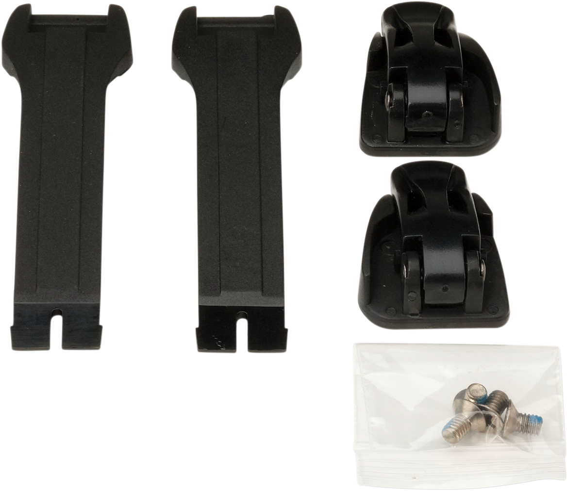 MOOSE OFFROAD Strap/Buckle Kit - Child - Short - Black 3430-0840