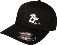 THROTTLE THREADS Throttle Threads Curved Bill Hat - Black - Large/XL TT446H51BKXL