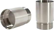 CYCLE VISIONS Fork Tube Extensions - 49 mm - Extends +2" - Chrome CV7114