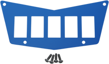 MOOSE OFFROAD Dash Plate - 5 Switch - Blue 100-4382-PU