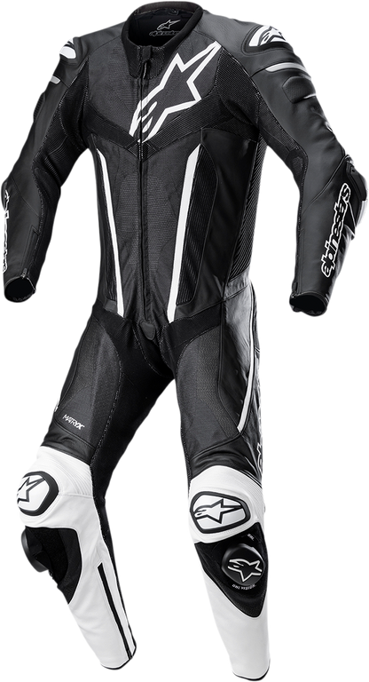 ALPINESTARS Fusion 1-Piece Suit - Black/White - US 38 / EU 48 3153022-12-48