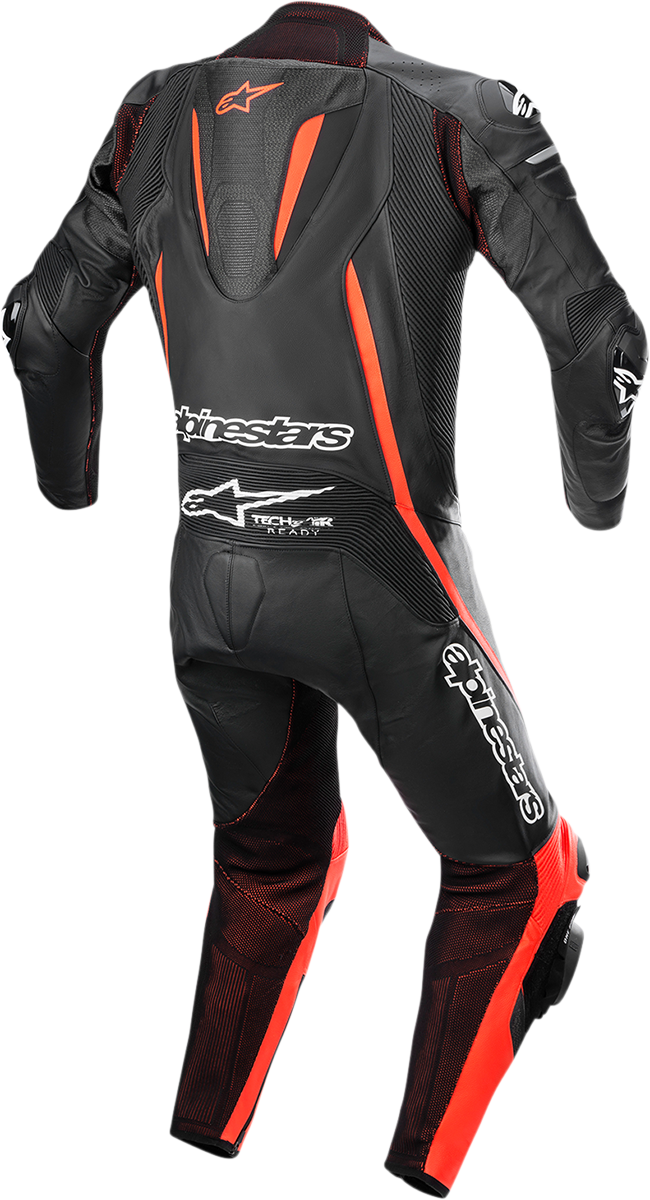 ALPINESTARS Fusion 1-Piece Suit - Black/Red Fluo - US 46 / EU 56 3153022-1030-56