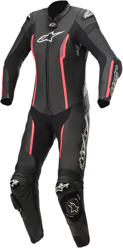 ALPINESTARS Stella Missile v2 1-Piece Leather Suit - Black/Pink - US 10 / EU 46 3180122-1838-46