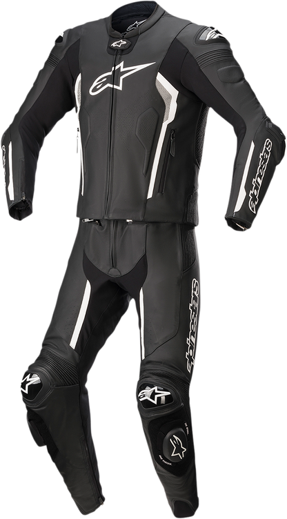 ALPINESTARS Missile v2 2-Piece Leather Suit - Black/White - US 46 / EU 56 3160122-12-56