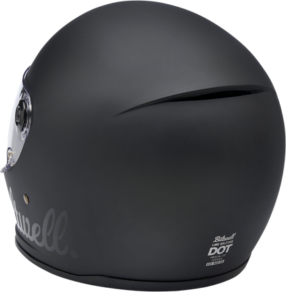 BILTWELL Lane Splitter Helmet - Factory - Flat Black - XS 1004-638-101