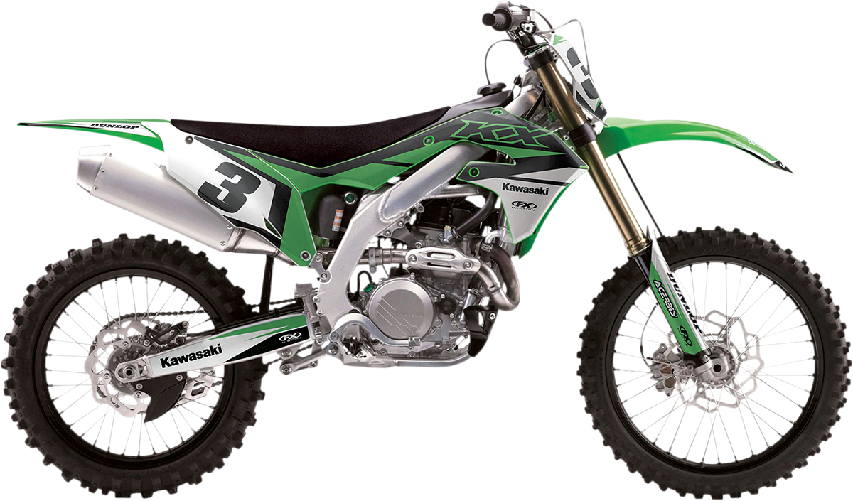 FACTORY EFFEX EVO 19 Graphic Kit - Kawasaki - KX 125/250 25-01116