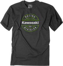 FACTORY EFFEX Kawasaki Division T-Shirt - Heather Charcoal - 2XL 25-87108