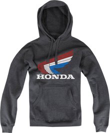 HONDA APPAREL Honda Vintage Wing Hoodie - Black - Medium NP21S-S1835-M