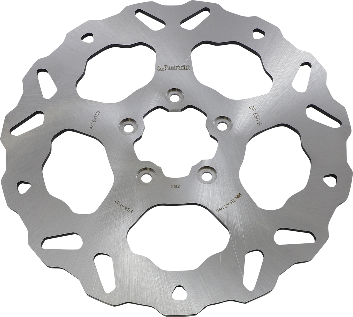 GALFER Solid Rotor - Front - Solid Mount DF680W