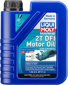 LIQUI MOLY Marine 2T DFI Motor Oil - 1 Liter 22516