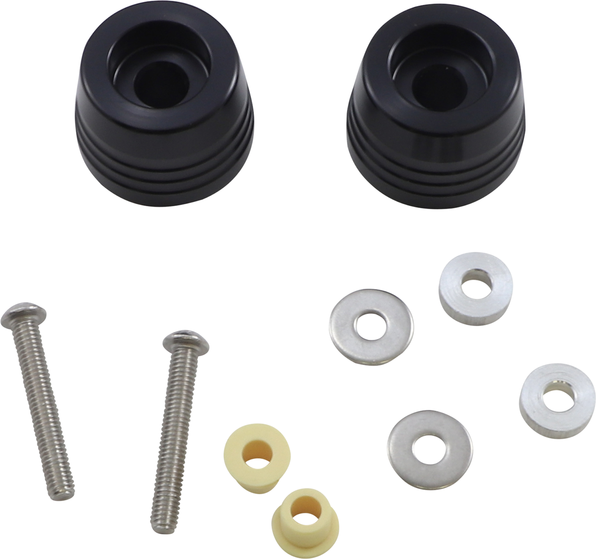 KURYAKYN Lodestar Handlebar Sliders - Grom - Black KUR3849