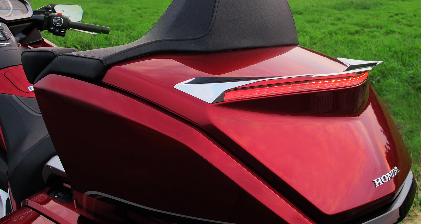Rear Spoiler With Led Lights Dynamic Sequential Chrome Hon