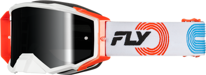 Zone Elite Goggle Grey/Red/Blu W/ Black Mirror/Smoke Lens