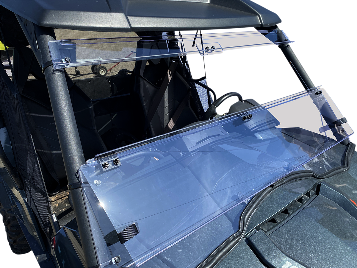 MOOSE OFFROAD Full Folding Windshield - Deluxe - Commander V000269-12200M