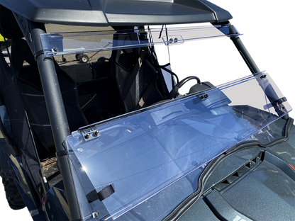 MOOSE OFFROAD Full Folding Windshield - Deluxe - Commander V000269-12200M
