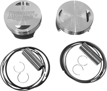 REVOLUTION PERFORMANCE, LLC Piston Kit - Flat-Top - For 107" Big Bore Cylinder Kit - Twin Cam RP301-116W